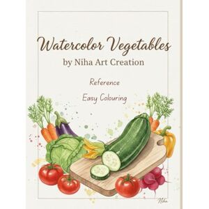 rao, durga reative Watercolor Vegetables: A Colorful Art Collection: Watercolor Vegetables: A Beautiful Collection of Fresh Produce Paintings rao, durga reative Watercolor Vegetables: A Colorful Art Collection: Watercolor Vegetables: A Beautiful Collection of Fresh Produce Paintings
