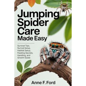 Ford, Anne F Jumping Spider Care Made Easy: Survival Tips, Habitat Setup, Feeding Secrets, Handling, and Growth Guide Ford, Anne F Jumping Spider Care Made Easy: Survival Tips, Habitat Setup, Feeding Secrets, Handling, and Growth Guide