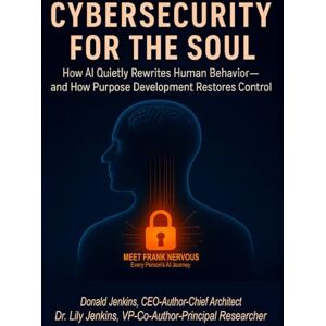 Jenkins, Donald Cybersecurity for the Soul: How AI Quietly Rewrites Human Behavior—and How Purpose Development Restores Control Jenkins, Donald Cybersecurity for the Soul: How AI Quietly Rewrites Human Behavior—and How Purpose Development Restores Control