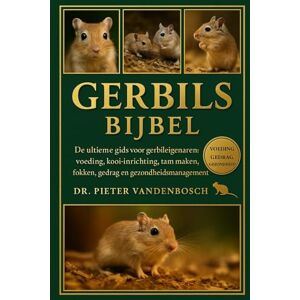 Vandenbosch, Dr. Pieter Gerbils Bijbel: De ultieme gids voor gerbileigenaren: voeding, kooi-inrichting, tam maken, fokken, gedrag en gezondheidsmanagement Vandenbosch, Dr. Pieter Gerbils Bijbel: De ultieme gids voor gerbileigenaren: voeding, kooi-inrichting, tam maken, fokken, gedrag en gezondheidsmanagement