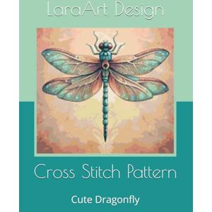 Design, LaraArt Cross Stitch Pattern: Cute Dragonfly (Animals and floral cross-stitches pattern) Design, LaraArt Cross Stitch Pattern: Cute Dragonfly (Animals and floral cross-stitches pattern)