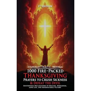 Moonga, Evangelist Tracy C. 1,000 Fire-Packed Thanksgiving Prayers to Crush Sickness and Defeat the Devil: Bold Daily Declarations to Thank God for Healing, Victory, and Total ... to Crush Sickness and Defeat the Devil) Moonga, Evangelist Tracy C. 1,000 Fire-Packed Thanksgiving Prayers to Crush Sickness and Defeat the Devil: Bold Daily Declarations to Thank God for Healing, Victory, and Total ... to Crush Sickness and Defeat the Devil)