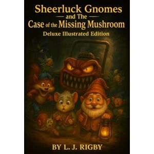 Rigby, L J Sheerluck Gnomes & The Case Of The Missing Mushroom: Delux Illustrated Edition Rigby, L J Sheerluck Gnomes & The Case Of The Missing Mushroom: Delux Illustrated Edition