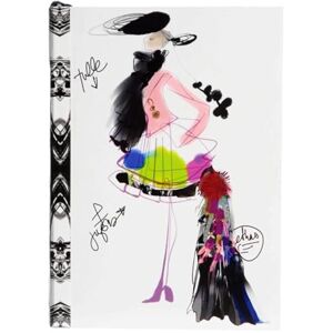 Christian Lacroix Croquis Fashion Sketch A6 6" X 4.25" Softcover Notebook Christian Lacroix Croquis Fashion Sketch A6 6" X 4.25" Softcover Notebook