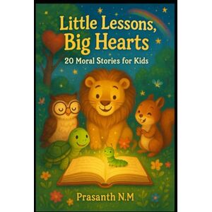 N.M, Prasanth Little Lessons, Big Hearts: 20 Moral Stories for Kids: Inspiring Short Stories That Teach Kindness, Honesty, and Courage to Children Ages 4–10 N.M, Prasanth Little Lessons, Big Hearts: 20 Moral Stories for Kids: Inspiring Short Stories That Teach Kindness, Honesty, and Courage to Children Ages 4–10