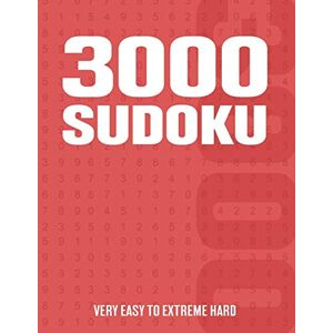 visugames 3000 Sudoku: Sudoku Puzzle Book for Adults with Very Easy to Extreme Hard Puzzles visugames 3000 Sudoku: Sudoku Puzzle Book for Adults with Very Easy to Extreme Hard Puzzles