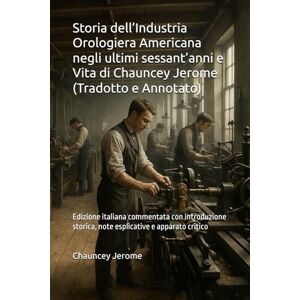Jerome, Chauncey Storia dell’Industria Orologiera Americana negli ultimi sessant’anni e Vita di Chauncey Jerome (Tradotto e Annotato): Edizione italiana commentata con ... e Orologeria: Libri, Manuali e Storie) Jerome, Chauncey Storia dell’Industria Orologiera Americana negli ultimi sessant’anni e Vita di Chauncey Jerome (Tradotto e Annotato): Edizione italiana commentata con ... e Orologeria: Libri, Manuali e Storie)