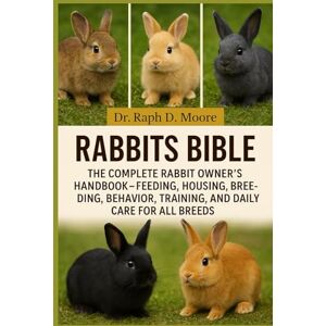 D. MOORE, DR. RAPH RABBITS BIBLE: The Complete Rabbit Owner’s Handbook – Feeding, Housing, Breeding, Behavior, Training, and Daily Care for All Breeds D. MOORE, DR. RAPH RABBITS BIBLE: The Complete Rabbit Owner’s Handbook – Feeding, Housing, Breeding, Behavior, Training, and Daily Care for All Breeds