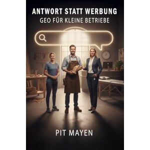 Mayen, Pit Antwort statt Werbung: GEO für kleine Betriebe (Die komplette Reihe für digitale Sichtbarkeit, Erfolg und Sicherheit im Netz) Mayen, Pit Antwort statt Werbung: GEO für kleine Betriebe (Die komplette Reihe für digitale Sichtbarkeit, Erfolg und Sicherheit im Netz)