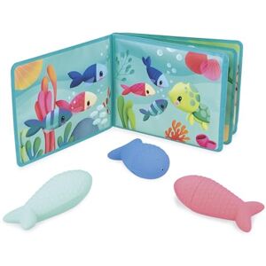 Janod Interactive Bath Book with 3 Sprinkler Toys included 1 book + 3 sprinklers Develops Fine Motor Skills Easy Clean From 10 months J04733 Janod Interactive Bath Book with 3 Sprinkler Toys included 1 book + 3 sprinklers Develops Fine Motor Skills Easy Clean From 10 months J04733