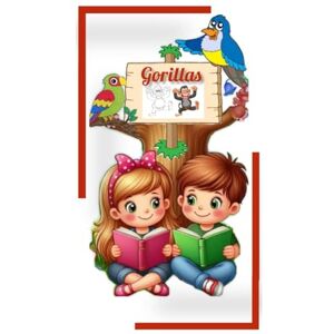 Parkash, Mr Om Gorilla Giggles: A Fun Coloring Book for Kids: Coloring Book for kids Cute Jungle Pages for Fun & Learning Parkash, Mr Om Gorilla Giggles: A Fun Coloring Book for Kids: Coloring Book for kids Cute Jungle Pages for Fun & Learning