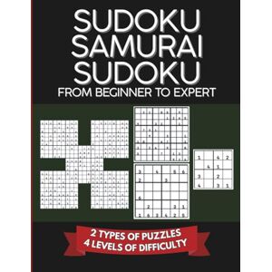 SG, CUSTOM PRINT Normal Sudoku Samurai Sudoku Easy, Medium, Hard, and Expert Challenges Brain-Training Puzzle Book for Adults and Seniors SG, CUSTOM PRINT Normal Sudoku Samurai Sudoku Easy, Medium, Hard, and Expert Challenges Brain-Training Puzzle Book for Adults and Seniors