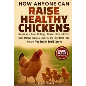 Cooper, Clara How Anyone Can Raise Healthy Chickens: No-Nonsense Guide to Happy Chickens, Build a Secure Coop, Manage Seasonal Changes, and Enjoy Fresh Eggs Hassle-Free Even in Small Spaces Cooper, Clara How Anyone Can Raise Healthy Chickens: No-Nonsense Guide to Happy Chickens, Build a Secure Coop, Manage Seasonal Changes, and Enjoy Fresh Eggs Hassle-Free Even in Small Spaces