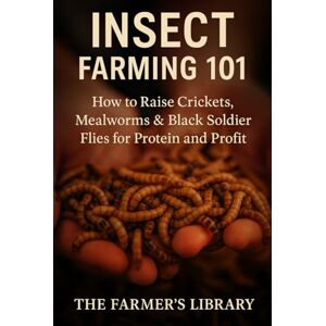 Library, Farmer's Insect Farming 101: How to Raise Crickets, Mealworms & Black Soldier Flies for Protein and Profit: A Step-by-Step Guide to Sustainable Insect Rearing for Home Use and Agribusiness Ventures Library, Farmer's Insect Farming 101: How to Raise Crickets, Mealworms & Black Soldier Flies for Protein and Profit: A Step-by-Step Guide to Sustainable Insect Rearing for Home Use and Agribusiness Ventures