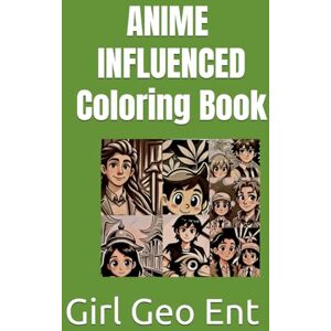 Ent, Girl Geo Anime Influenced Coloring Book Ent, Girl Geo Anime Influenced Coloring Book