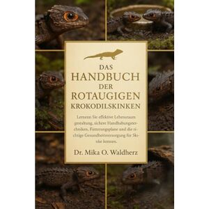 O. Waldherz, Dr. Mika DAS HANDBUCH DER ROTAUGIGEN KROKODILSKINKEN: Lernen Sie effektive Lebensraumgestaltung, sichere Handhabungstechniken, Fütterungspläne und die richtige Gesundheitsversorgung für Skinke kennen. O. Waldherz, Dr. Mika DAS HANDBUCH DER ROTAUGIGEN KROKODILSKINKEN: Lernen Sie effektive Lebensraumgestaltung, sichere Handhabungstechniken, Fütterungspläne und die richtige Gesundheitsversorgung für Skinke kennen.