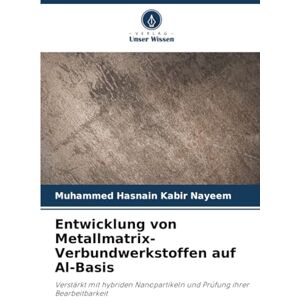 Nayeem, Muhammed Hasnain Kabir Entwicklung von Metallmatrix-Verbundwerkstoffen auf Al-Basis: Verstärkt mit hybriden Nanopartikeln und Prüfung ihrer Bearbeitbarkeit Nayeem, Muhammed Hasnain Kabir Entwicklung von Metallmatrix-Verbundwerkstoffen auf Al-Basis: Verstärkt mit hybriden Nanopartikeln und Prüfung ihrer Bearbeitbarkeit