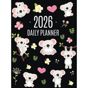 Press, Pimpom Pretty Koala Planner 2026: Australian Outback Animal Agenda: January-December Pretty Pink Butterflies & Yellow Flowers Monthly Scheduler For Work or Office Press, Pimpom Pretty Koala Planner 2026: Australian Outback Animal Agenda: January-December Pretty Pink Butterflies & Yellow Flowers Monthly Scheduler For Work or Office