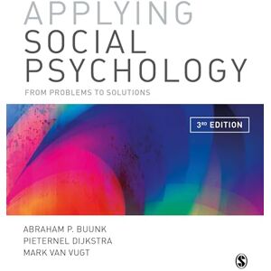 Buunk, Abraham P Applying Social Psychology: From Problems to Solutions Buunk, Abraham P Applying Social Psychology: From Problems to Solutions