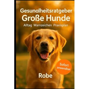 Robe Gesundheitsratgeber Große Hunde: Alltag, Warnzeichen, Praxisplan, Sicher führen, früh erkennen, ruhig handeln Robe Gesundheitsratgeber Große Hunde: Alltag, Warnzeichen, Praxisplan, Sicher führen, früh erkennen, ruhig handeln
