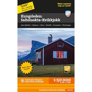 Kungsleden: Saltaluokta Kvikkjokk Hiking Map: 1:50 000 Kungsleden: Saltaluokta Kvikkjokk Hiking Map: 1:50 000