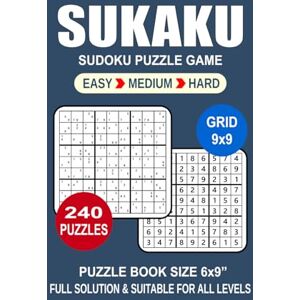 TheSmartBrain, Goody Sukaku Puzzle Book For Adults: 240 Puzzles Sukaku Great Sudoku Puzzle Game For Adults Seniors and Teens 3 Levels: Easy Medium and Hard Portable size 6x9 Inches. TheSmartBrain, Goody Sukaku Puzzle Book For Adults: 240 Puzzles Sukaku Great Sudoku Puzzle Game For Adults Seniors and Teens 3 Levels: Easy Medium and Hard Portable size 6x9 Inches.