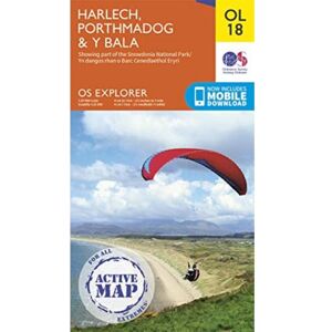 Ordnance Survey Harlech, Porthmadog & Y Bala Map Weatherproof Snowdownia National Park / Barc Cenedlaethol Eryi OS Explorer Active Map OL18 ... Maps Adventure: Porthmadog & Bala / Y Bala Ordnance Survey Harlech, Porthmadog & Y Bala Map Weatherproof Snowdownia National Park / Barc Cenedlaethol Eryi OS Explorer Active Map OL18 ... Maps Adventure: Porthmadog & Bala / Y Bala