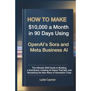 Cyprian, Lydia How to Make $10,000 in 90 days Using OpenAI’s Sora and Meta Business AI: The Ultimate 2025 Guide to Building a Viral Brand, Creating AI Videos, and Monetizing the New Wave of Generative Tools Cyprian, Lydia How to Make $10,000 in 90 days Using OpenAI’s Sora and Meta Business AI: The Ultimate 2025 Guide to Building a Viral Brand, Creating AI Videos, and Monetizing the New Wave of Generative Tools