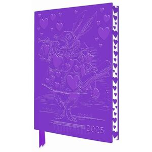 Alice in Wonderland 2025 Artisan Art Vegan Leather Diary Planner Page to View with Notes Alice in Wonderland 2025 Artisan Art Vegan Leather Diary Planner Page to View with Notes