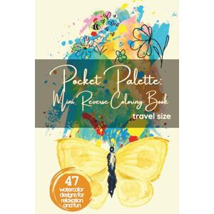 Karedo, Chloe Reverse Coloring Book – 47 Watercolor Illustrations for Creativity & Relaxation Pocket-Sized, Single-Sided Pages, Perfect for Adults & Teens: A Mini ... Lined Pages for Notes, and Space to Doodle Karedo, Chloe Reverse Coloring Book – 47 Watercolor Illustrations for Creativity & Relaxation Pocket-Sized, Single-Sided Pages, Perfect for Adults & Teens: A Mini ... Lined Pages for Notes, and Space to Doodle