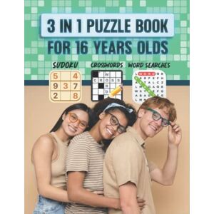 Mazes, Drake 3 in 1 Puzzle Book for 16 Year Olds: Sudoku, Crosswords, Word Searches: Now you 16-year-old will have the opportunity to enjoy 3 different kinds of ... puzzles (puzzles for adults, teens and kids) Mazes, Drake 3 in 1 Puzzle Book for 16 Year Olds: Sudoku, Crosswords, Word Searches: Now you 16-year-old will have the opportunity to enjoy 3 different kinds of ... puzzles (puzzles for adults, teens and kids)