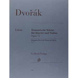Dvorák, Antonín Romantic Pieces for Violin and Piano op. 75 piano and violin (HN 466): Instrumentation: Violin and Piano Dvorák, Antonín Romantic Pieces for Violin and Piano op. 75 piano and violin (HN 466): Instrumentation: Violin and Piano