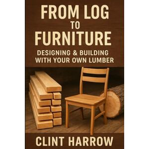 Harrow, Clint From Log to Furniture: Designing & Building with Your Own Lumber: Transform Raw Logs into Timeless Furniture A Complete Guide for Woodworkers and Sawmillers Harrow, Clint From Log to Furniture: Designing & Building with Your Own Lumber: Transform Raw Logs into Timeless Furniture A Complete Guide for Woodworkers and Sawmillers