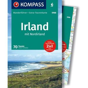 Schwänz, Robert KOMPASS Wanderführer Irland mit Nordirland, 70 Touren mit Extra-Tourenkarte: GPS-Daten zum Download Schwänz, Robert KOMPASS Wanderführer Irland mit Nordirland, 70 Touren mit Extra-Tourenkarte: GPS-Daten zum Download