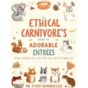 Remorseless, Dr D’Chef The Ethical Carnivore's Guide to Adorable Entrees: Because sometimes the cutest meals come with the biggest eyes Remorseless, Dr D’Chef The Ethical Carnivore's Guide to Adorable Entrees: Because sometimes the cutest meals come with the biggest eyes