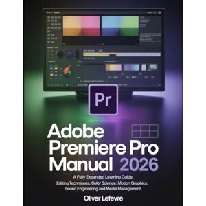 Lefevre, Oliver Adobe Premiere Pro User Manual 2026: A Fully Expanded Learning Guide: Editing Techniques, Color Science, Motion Graphics, Sound Engineering and Media Management. Lefevre, Oliver Adobe Premiere Pro User Manual 2026: A Fully Expanded Learning Guide: Editing Techniques, Color Science, Motion Graphics, Sound Engineering and Media Management.
