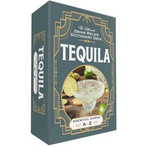 Adams Media Tequila Cocktail Cards A–Z: The Ultimate Drink Recipe Dictionary Deck (Cocktail Recipe Deck) Adams Media Tequila Cocktail Cards A–Z: The Ultimate Drink Recipe Dictionary Deck (Cocktail Recipe Deck)