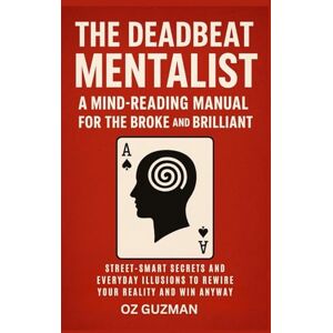 GUZMAN, OZ The Deadbeat Mentalist: A Mind-Reading Manual for the Broke and Brilliant: Street-Smart Secrets and Everyday Illusions to Rewire Your Reality and Win Anyway GUZMAN, OZ The Deadbeat Mentalist: A Mind-Reading Manual for the Broke and Brilliant: Street-Smart Secrets and Everyday Illusions to Rewire Your Reality and Win Anyway