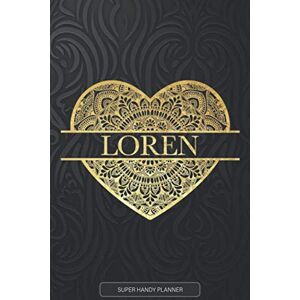 Planners, Jennie's Loren: Loren Planner Calendar Notebook Journal, Personal Named Firstname Or Surname For Someone Called Loren For Christmas Or Birthdays This Makes The Perfect Personolised Custom Name Gift For Loren Planners, Jennie's Loren: Loren Planner Calendar Notebook Journal, Personal Named Firstname Or Surname For Someone Called Loren For Christmas Or Birthdays This Makes The Perfect Personolised Custom Name Gift For Loren