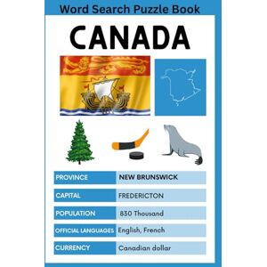 Sukunda, Natasha New Brunswick Word Search: Word Search Puzzle Book Sukunda, Natasha New Brunswick Word Search: Word Search Puzzle Book