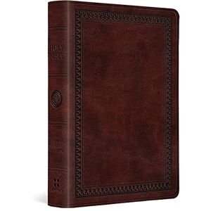 ESV Value Large Print Compact Bible (TruTone, Mahogany, Border Design) ESV Value Large Print Compact Bible (TruTone, Mahogany, Border Design)