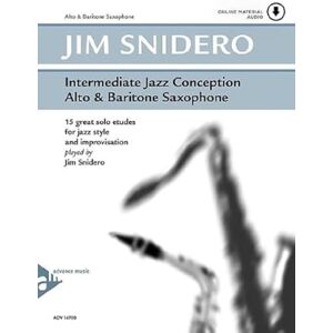 Snidero, Jim Intermediate Jazz Conception for Alto Sax (Advance Music: Intermediate Jazz Conception) Snidero, Jim Intermediate Jazz Conception for Alto Sax (Advance Music: Intermediate Jazz Conception)
