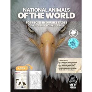 English, Zenofauna NATIONAL ANIMALS OF THE WORLD: Zenofauna Premium Collection – Illustrated Book to Learn and Color English, Zenofauna NATIONAL ANIMALS OF THE WORLD: Zenofauna Premium Collection – Illustrated Book to Learn and Color
