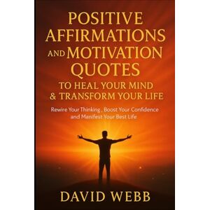 Webb, David Positive Affirmations and Motivation Quotes to Heal Your Mind & Transform Your Life: Rewire Your Thinking, Boost Your Confidence and Manifest Your Best Life Webb, David Positive Affirmations and Motivation Quotes to Heal Your Mind & Transform Your Life: Rewire Your Thinking, Boost Your Confidence and Manifest Your Best Life