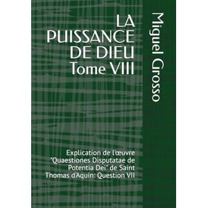 Grosso, Miguel LA PUISSANCE DE DIEU Tome VIII: Explication de l'œuvre "Quaestiones Disputatae de Potentia Dei" de Saint Thomas d'Aquin: Question VII (La Sagesse thomiste : Réflexions sur la Puissance de Dieu) Grosso, Miguel LA PUISSANCE DE DIEU Tome VIII: Explication de l'œuvre "Quaestiones Disputatae de Potentia Dei" de Saint Thomas d'Aquin: Question VII (La Sagesse thomiste : Réflexions sur la Puissance de Dieu)