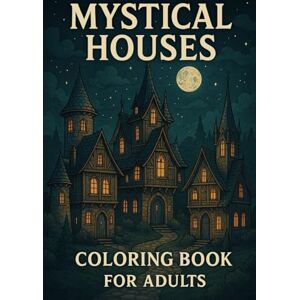 design, rorita Mystical Houses Coloring Book for Adults: A Magical Collection of Fantasy House Illustrations for Stress Relief and Relaxation design, rorita Mystical Houses Coloring Book for Adults: A Magical Collection of Fantasy House Illustrations for Stress Relief and Relaxation