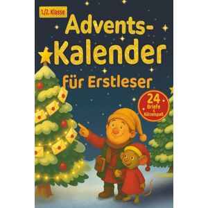 Publishing, Solskin Adventskalender für Erstleser Eine zauberhafte Adventsgeschichte liebevoll erzählt in 24 kurzen Briefen: Silbenbuch für die 1./2. Klasse mit Rätselspaß und Mitmachseiten Publishing, Solskin Adventskalender für Erstleser Eine zauberhafte Adventsgeschichte liebevoll erzählt in 24 kurzen Briefen: Silbenbuch für die 1./2. Klasse mit Rätselspaß und Mitmachseiten