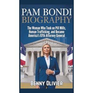 Olivier, Benny PAM BONDI BIOGRAPHY: The Woman Who Took on Pill Mills, Human Trafficking, and Became America's 87th Attorney General Olivier, Benny PAM BONDI BIOGRAPHY: The Woman Who Took on Pill Mills, Human Trafficking, and Became America's 87th Attorney General