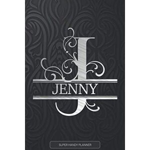 Planners, Jennie's Jenny: Silver Letter J The Jenny Name Jenny Name Custom Gift Planner Calendar Notebook Journal Planners, Jennie's Jenny: Silver Letter J The Jenny Name Jenny Name Custom Gift Planner Calendar Notebook Journal
