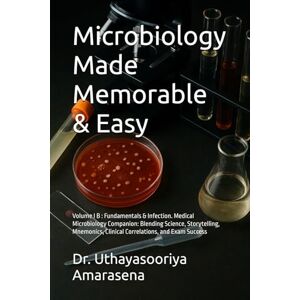Amarasena, Dr. Uthayasooriya Microbiology Made Memorable & Easy: Volume I B : Fundamentals & Infection. Medical Microbiology Companion: Blending Science, Storytelling, Mnemonics, Clinical Correlations, and Exam Success Amarasena, Dr. Uthayasooriya Microbiology Made Memorable & Easy: Volume I B : Fundamentals & Infection. Medical Microbiology Companion: Blending Science, Storytelling, Mnemonics, Clinical Correlations, and Exam Success